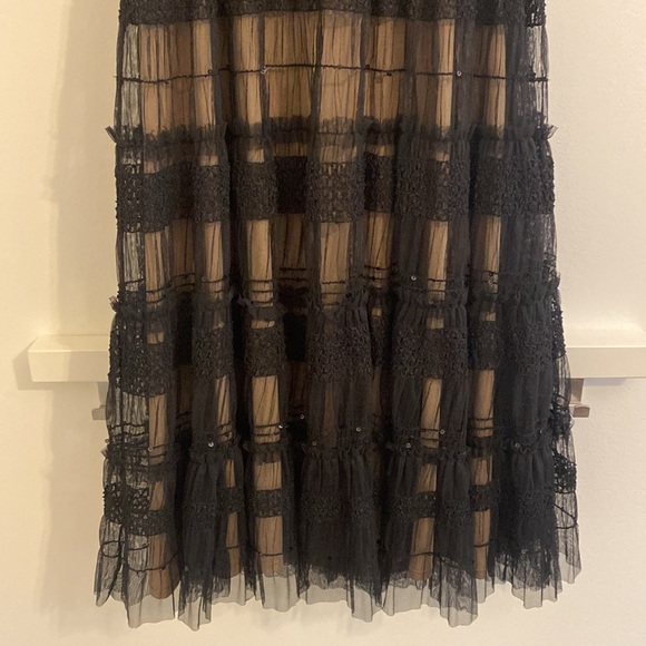 Black Spaghetti Lace Dress - Picture 3 of 4